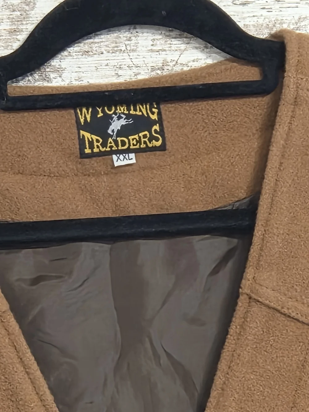 Wyoming Traders Caramel Wool-Blend Men's Vest